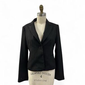 BCBGMaxAzria Black Pinstripe Blazer